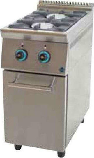 Sergas FC2S9 (with Cabinet) LPG Cooktop Double 14kW 42.5x90x85cm