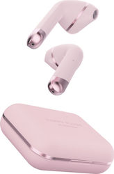 Happy Plugs Air 1 Plus Earbud Bluetooth Handsfree Ακουστικά με Αντοχή στον Ιδρώτα και Θήκη Φόρτισης Ροζ Χρυσά