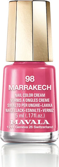 Mavala Switzerland Mini Farb Nagellack Glossy Βερnikk Νυχιών Fuchsie 5ml