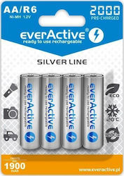 EverActive Silber Linie AA 2000mAh 1,2V 4 Stück