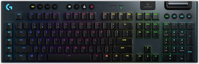 Logitech G915 Lightspeed Fără fir Gaming Tastatură Mecanică cu GL Linear switch-uri și iluminare RGB (Engleză US)