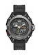 DAS.4 Watch Chronograph Battery with Black Rubber Strap