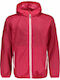 CMP Women's Hiking Short Sports Jacket Waterproof for Winter with Hood Fuchsia