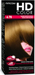Farcom HD Color Vopsea De Păr 6.78 Blond Închis...