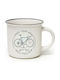 Legami Milano Cup-Puccino Bike Mug Ceramic White 350ml