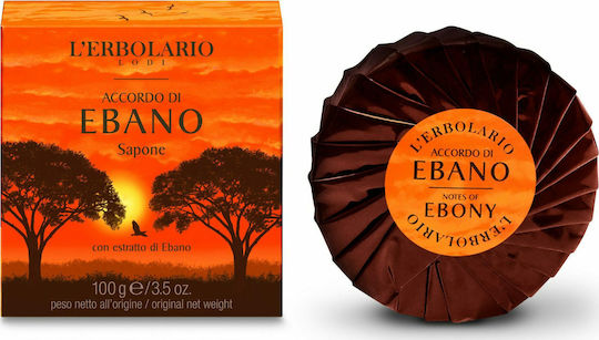 L' Erbolario Notes of Ebony Baton de săpun pentru Corpul 100gr