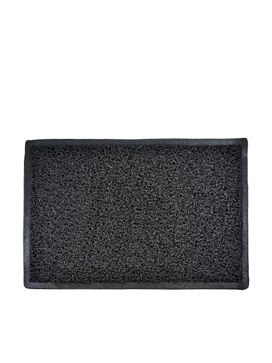 Sidirela Fußmatte Teppich mit rutschfester Unterlage Αράχνη Black 60x90cm