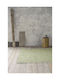 Nima Arya Teppich Rechteckig Synthetisch,Polyester/Cotton/Leather Lime