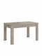 Portsmouth Table Kitchen Wooden Ash Grey 138x80x78cm