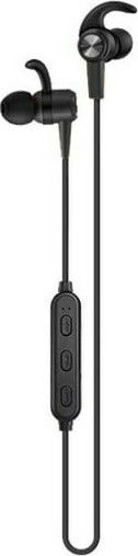 Savio WE-02 In-Ear Bluetooth-Freisprecheinrichtung Kopfhörer mit Schweißresistenz Schwarz