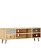 TV Stand from Solid Wood Mango L120xW30xH40cm