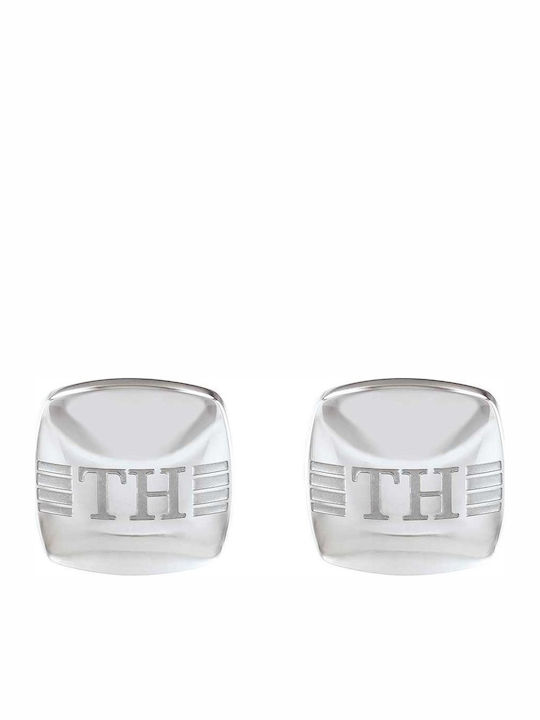 Tommy Hilfiger Мансети от Inox в Сребрист Цвят