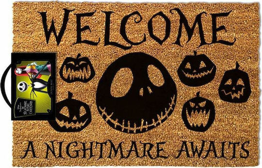 Pyramid International Πατάκι Εισόδου από Κοκοφοίνικα Nightmare Before Christmas - A Nightmare Awaits Μπεζ 40x60εκ. GP85256 Μπεζ