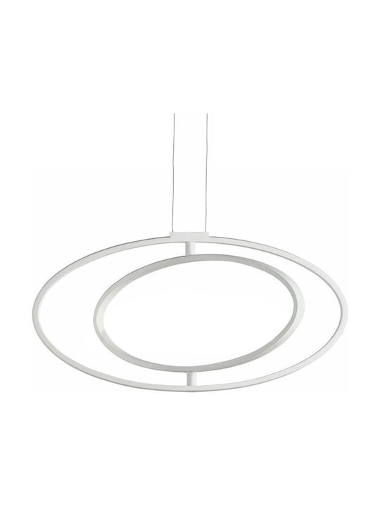 Ondaluce Pendant Lamp with Built-in LED Silver