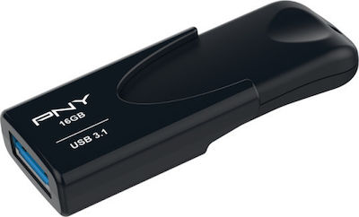 PNY Attaché 4 16GB USB 3.1 Stick Black