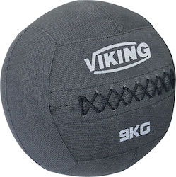 Viking Μπάλα Wall 9kg σε Γκρι Χρώμα