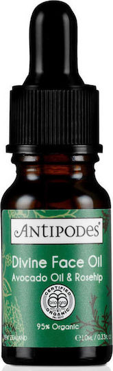Antipodes Divine Face Oil Bio Gesichtsöl mit Öl Wildrose und Avocado 10ml