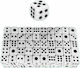 Plastic Dice for Backgammon 1.1cm 100pcs