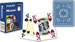 Modiano Poker 4 Jumbo Playing Cards Plastic for Poker Blue