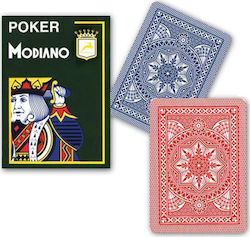 Modiano Cristallo Playing Cards Laminated for Poker Blue