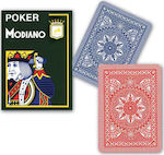 Modiano Cristallo Τράπουλα Πλαστικοποιημένη για Poker Μπλε