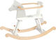Goki Wooden Rocking Toy Horse for 12+ months White