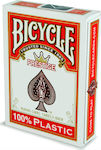 Bicycle Prestige Jumbo F44100 Plastic Card Deck Red