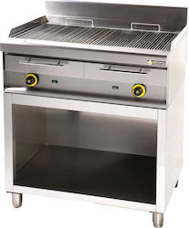 Sergas WEG2 Grill Elektrisch Wasser 15kW mit Basis & Abmessungen 87x65x94cm