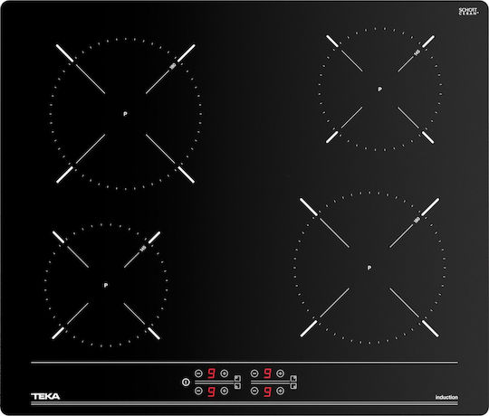 Teka IBC 64000 TTC Индукционен котлон Автономен с Функция за заключване 60x51εκ.