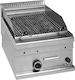 MBM GPL46P Grill LPG 7kW mit Lavastein & Abmessungen 40x60x27cm