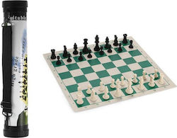 Chess Folding Roll with Pawns 34x34cm