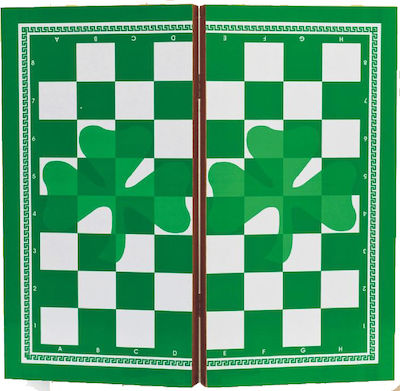 Argy Toys Παναθηναϊκός Backgammon/Chess Wood with Checkers 50x50cm