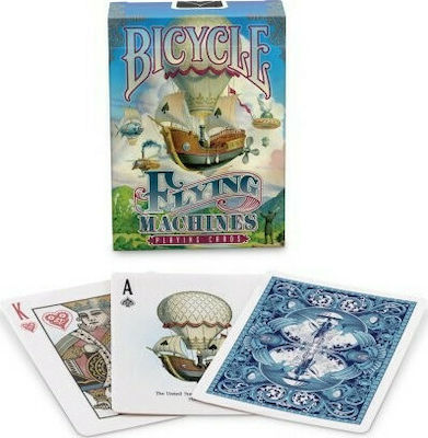 Bicycle Flying Machines Spielkarten Blau