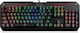 Modecom Volcano Hammer RGB Gaming Keyboard with Outemu Blue switches and RGB lighting (English US)