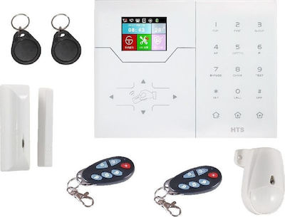 Drahtlos Alarmsystem mit Bewegungsmelder , Türsensor , 2 Fernbedienungen , 2 Tags , Zentrale und Tastatur (Wi-Fi / GSM)