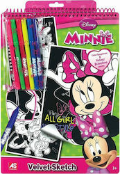 AS Painting Minnie Velvet Sketch for Children 3++ Years