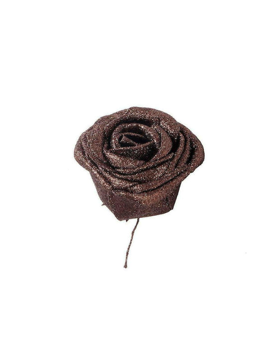 Espiel Weihnachtsdekoration Kunststoff Blume Länge 5cm. Rosen 24Stück