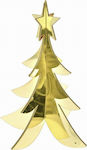 Iliadis Christmas Decorative Glass Tree 30cm Gold