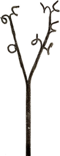 Vafeidis Weihnachtsdekoration Zweigstelle Länge 57cm. Brauner Zweig 57cm
