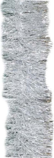 Vafeidis Vafeidis Weihnachtsgirlande Silber 250cm Kunststoff