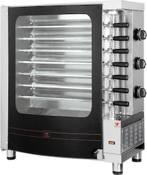 North R7 Elektrische Spieß-Grill 6.5kW mit Abmessungen 38x69x84cm