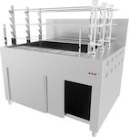 Biokan LG9 Spit Grill Coal 2.5kW with Dimensions 115x160x154cm