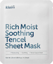 Dear, Klairs Rich Moist Soothing Sheet Μάσκα Προσώπου