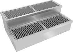 Biokan CGD3 Spit Grill Coal with Dimensions 60x100x44cm