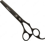 Olivia Garden Ψαλίδι Αραιώματος SilkCut Black 6.35"