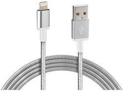 Lampa Stainless USB-A to Lightning Cable Γκρι 1m (38856)