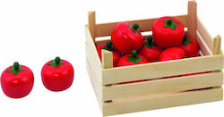 Goki Fruits & Vegetables Toy Wooden Vegetable Crate with Tomatoes made of Wood 51676