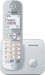 Panasonic KX-TG6811 Ασύρματο Τηλέφωνο με Aνοιχτή Aκρόαση Ασημί