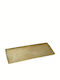 Espiel Aluminum Rectangular Decorative Tray Aluminum Serving Platter 31x15cm 31x15x1.5cm