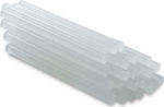 Adhesive Silicone Transparent Maestri rods 7mm 10cm